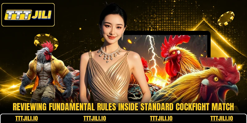 Reviewing fundamental rules inside standard cockfight match